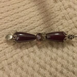 Elegant Purple and Silver Women's Jewelry
